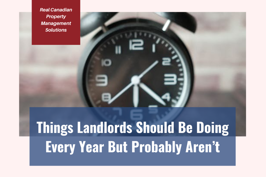 Things Landlords Should Be Doing Every Year But Probably Aren’t